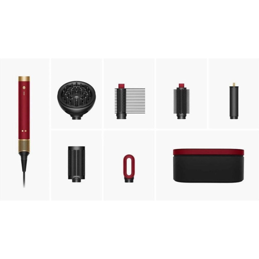 Dyson Airwrap Coanda 2x Multi-styler Dryer Straight to Wavy Red Velvet/Gold (176957-01) (Global Version)
