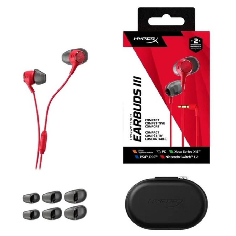HyperX Cloud Earbuds III Red (BN7S0AA)