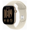 Apple Watch Series 12 GPS 46mm Light Gold Aluminum Case with Sand Sport Band S/M (MJEN4)