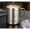 Quange Double-wall Pure Titanium Mug 420ml Silver (Ti201)