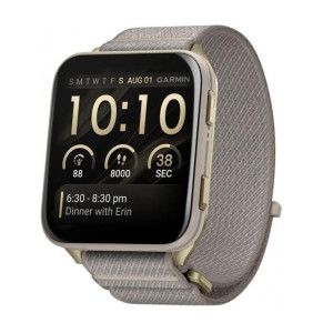 Garmin Venu X1 Soft Gold Titanium and French Grey Nylon (010-02980-33/08)