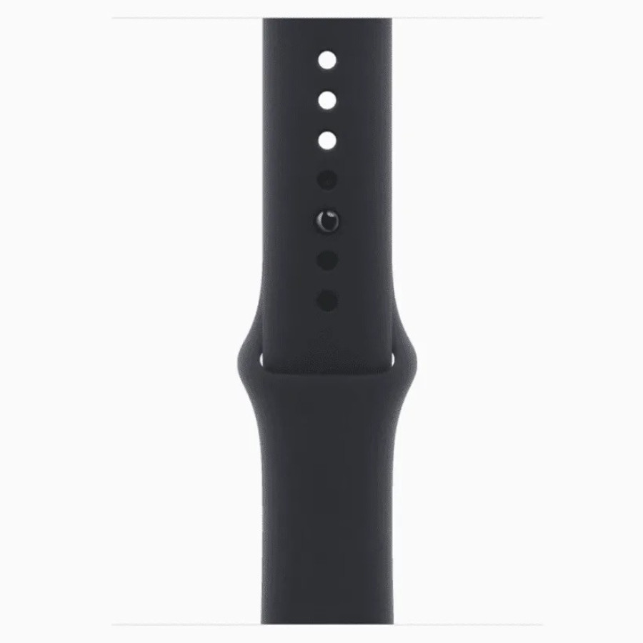 Apple Watch Series 9 GPS 45mm Silver Aluminum Case with Midnight Sport Band (MR9R3, MT593)