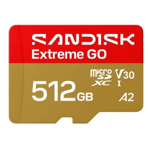 SanDisk 512 GB microSDXC Extreme GO (SDSQXGN-512G-GN6MN)