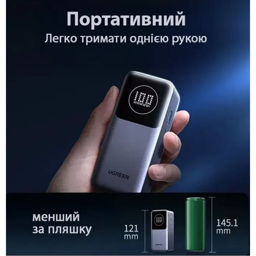 UGREEN PB725 Nexode 100W 20000mAh Gray