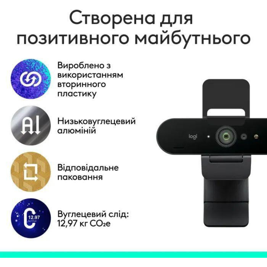 Logitech Brio 4K Graphite (960-001718, 960-001746, 960-001419)
