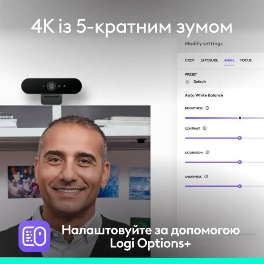 Logitech Brio 4K Graphite (960-001718, 960-001746, 960-001419)