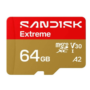 SanDisk 64 GB microSDXC Extreme Go (SDSQXGN-064G-GN6MN)