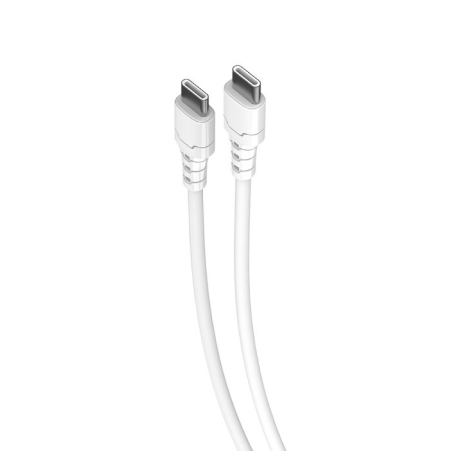 Aspor A098 Кабель PD Fast Charge Type-C - Type-C 100W/1м- білий