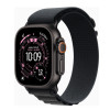Apple Watch Ultra 3 GPS + Cellular 49mm Black Tit. Case w. Black Alpine Loop - Large (MF0X4)