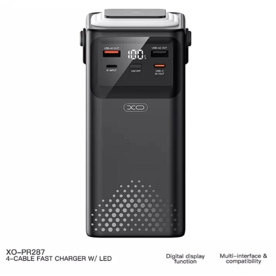 XO PR287 80000mAh 22.5W Black (XO-PR287-BK)