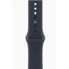 Apple Watch Series 12 GPS 46mm Space Gray Aluminum Case with Navy Blue Sport Band M/L (MJEJ4)