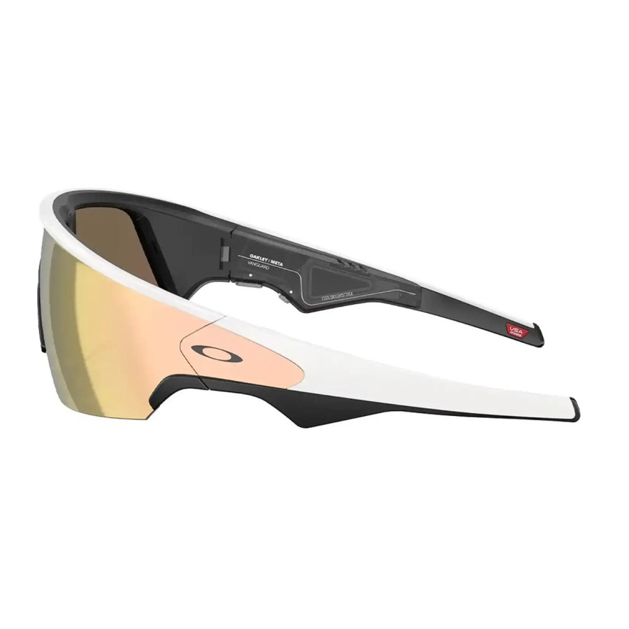 Oakley Meta Vanguard - White Frame with Prizm Rose Gold Lenses (OW8001-0852)