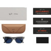 Ray-Ban Meta Wayfarer Gen2 Standard Shiny Transparent Grey Frame/Clear Sapphire Lenses (RW4012 6840MF 53-22)
