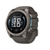 Garmin Fenix 9 51mm Titanium with Pebble Gray Silicone Band (010-04763-00/01)