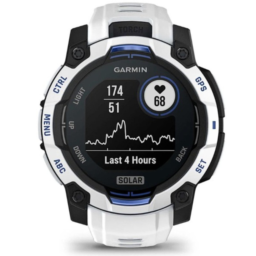 Garmin Instinct 3 45mm Solar Whitestone with Whitestone Band (010-02934-03/43)