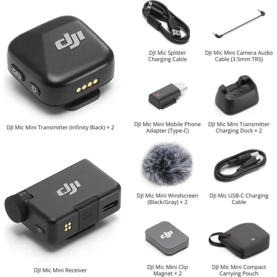 DJI Mic Mini 2TX + 1RX (CP.RN.00000434.01)