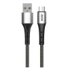 Aspor Кабель A193 USB – Type-C 2.4A/1м- чорний