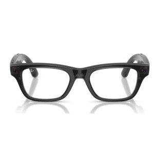 Ray-Ban Meta Blayzer Optics Gen 2 - Transparent Black Frame with Demo Lens (RW7001 8526 54-19)