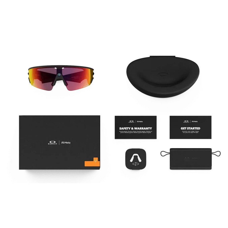 Oakley Meta Vanguard - Prizm Transitions Ember Lenses / Black Frame (OW8001-090)