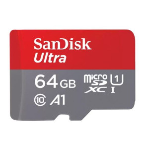 SanDisk 64 GB microSDXC UHS-I Ultra A1 (SDSQUAB-064G-GN6MN)