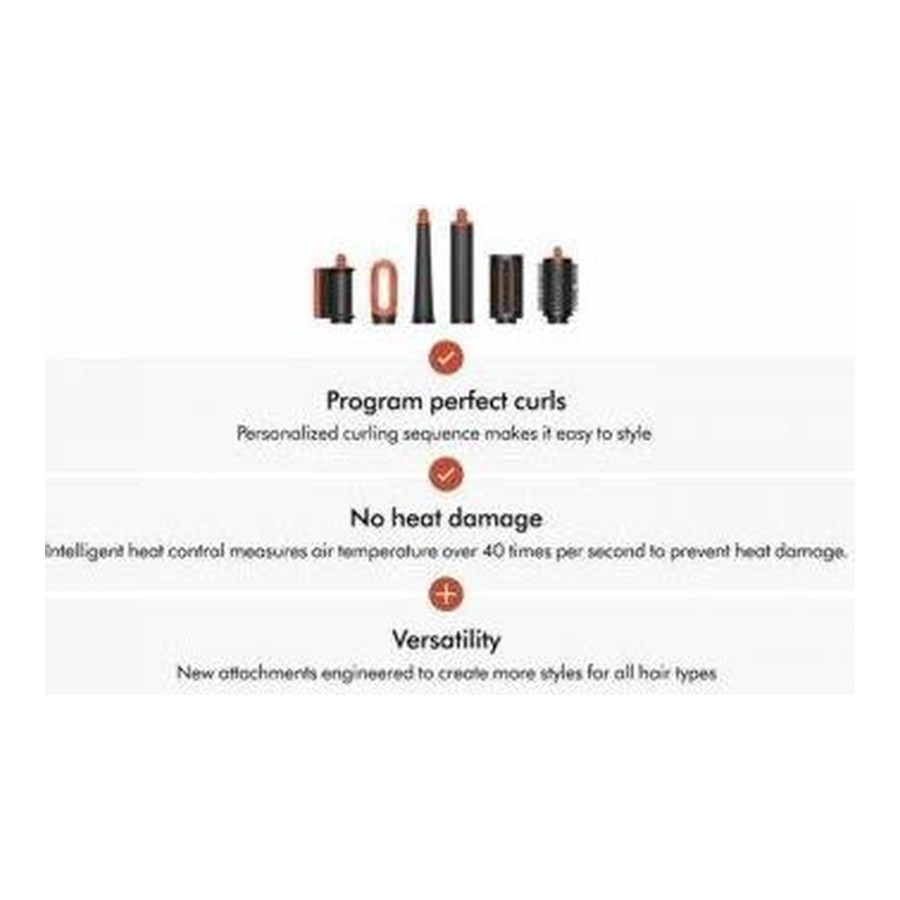 Dyson Airwrap i.d. HS08 Multi-Styler and Dryer Straight to Wavy - Red Velvet/Gold (596926-01) (Global Version)