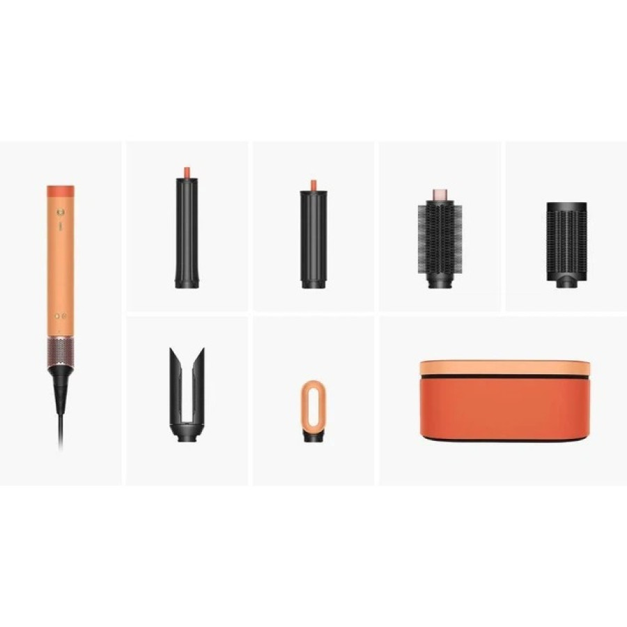 Dyson Airwrap Co-anda2x Multi Hair Styler Straight+Wavy Apricot/Topaz (264002-01, 264192-01)