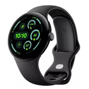 Google Pixel Watch 4 41mm LTE Matte Black Aluminum case/Obsidian Active Band