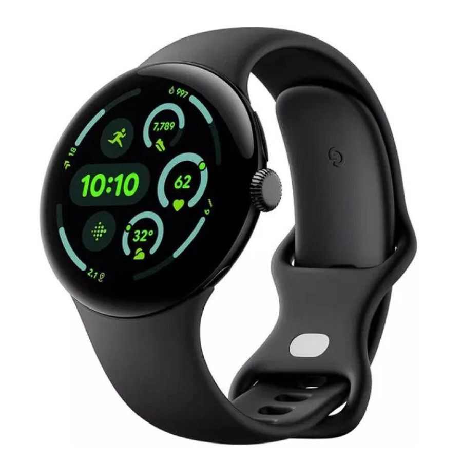 Google Pixel Watch 4 41mm LTE Matte Black Aluminum case/Obsidian Active Band