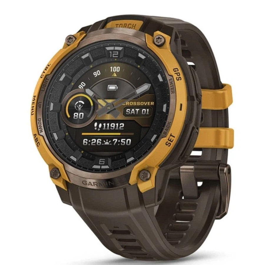 Garmin Instinct Crossover AMOLED Bronze/Sunburst (010-03398-01)