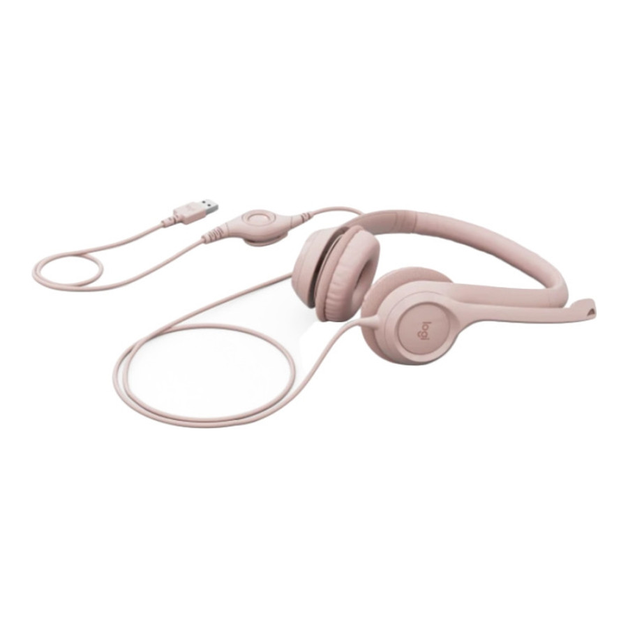 Logitech H390 USB Rose (981-001281)