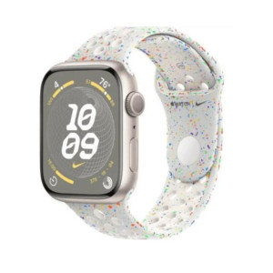 Apple Watch Series 9 GPS 45mm Starlight Alu. Case w. Pure Pl. Nike S. Band - M/L (MR9P3+MUV13)