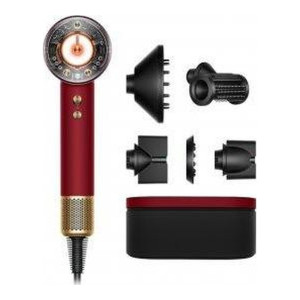 Dyson Supersonic HD16 Nural Straight+Wavy Red Velvet/Gold (493117-01) (Global Version)