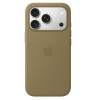 Apple iPhone 18 Pro Silicone Case with MagSafe - Olive (MK8V4) (EU)
