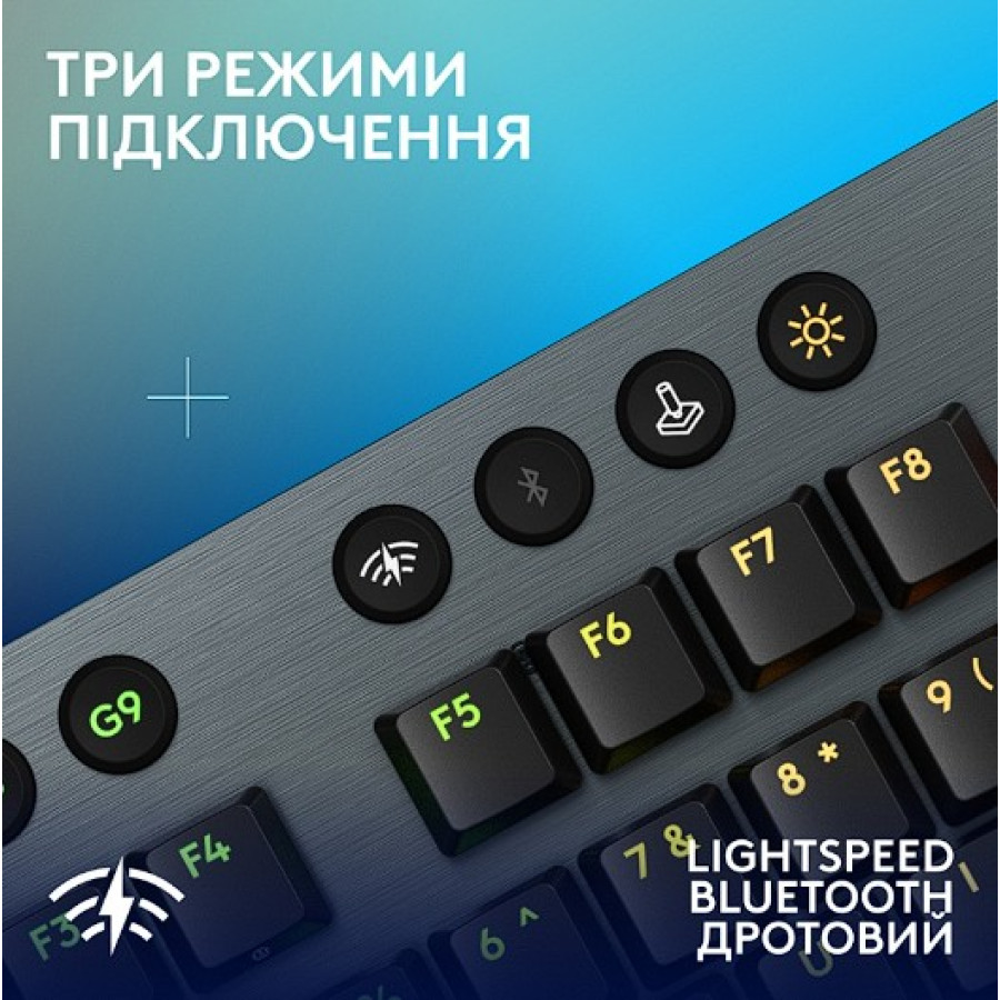 Logitech G915 X LIGHTSPEED Wireless Clicky Black (920-012709, 920-012710)