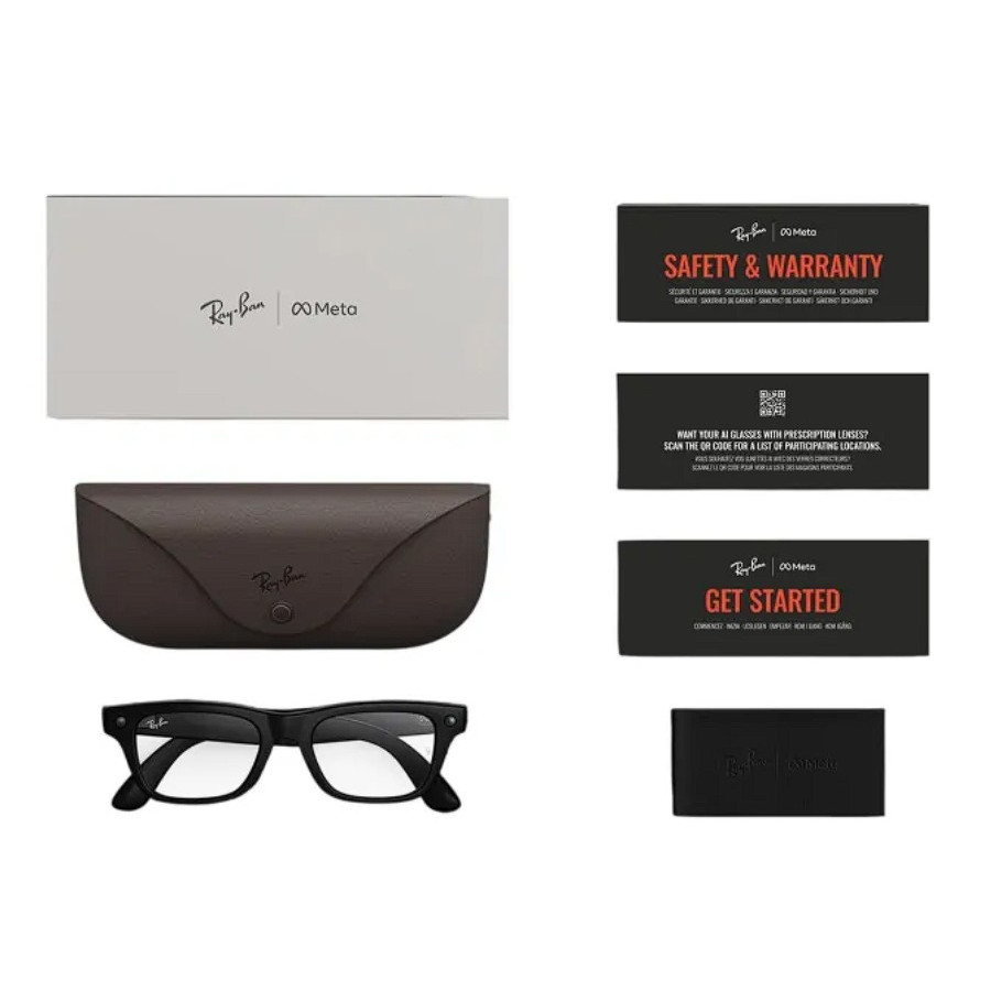 Ray-Ban Meta Blayzer Optics Gen 2 Standard Matte Black/Clear Lenses (RW7001 2077 54-19)