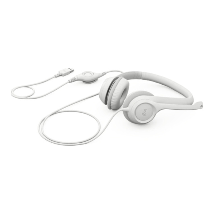 Logitech H390 USB White (981-001286)