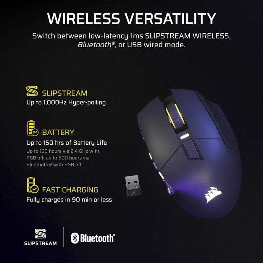 Corsair Scimitar Elite Wireless SE MMO Black (CH-9314014)
