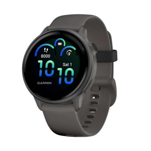 Garmin Vivoactive 6 Slate with Pebble Grey Band (010-02985-04)