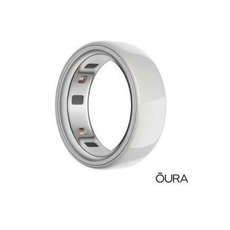 Oura Ring 4 Ceramic Cloud Size 7 (JZ90-57460-07)