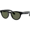 Ray-Ban Meta Headliner Gen 2 Low Bridge Fit Standard Shiny Black Frame/G-15 GreenLenses RW4013F 601/71 51-23