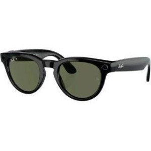 Ray-Ban Meta Headliner Gen 2 Low Bridge Fit Standard Shiny Black Frame/G-15 GreenLenses RW4013F 601/71 51-23