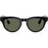 Ray-Ban Meta Headliner Gen 2 Low Bridge Fit Standard Shiny Black Frame/G-15 GreenLenses RW4013F 601/71 51-23