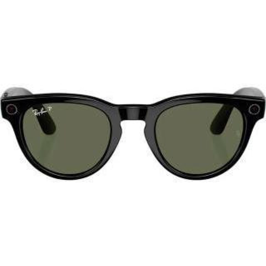 Ray-Ban Meta Headliner Gen 2 Low Bridge Fit Standard Shiny Black Frame/G-15 GreenLenses RW4013F 601/71 51-23