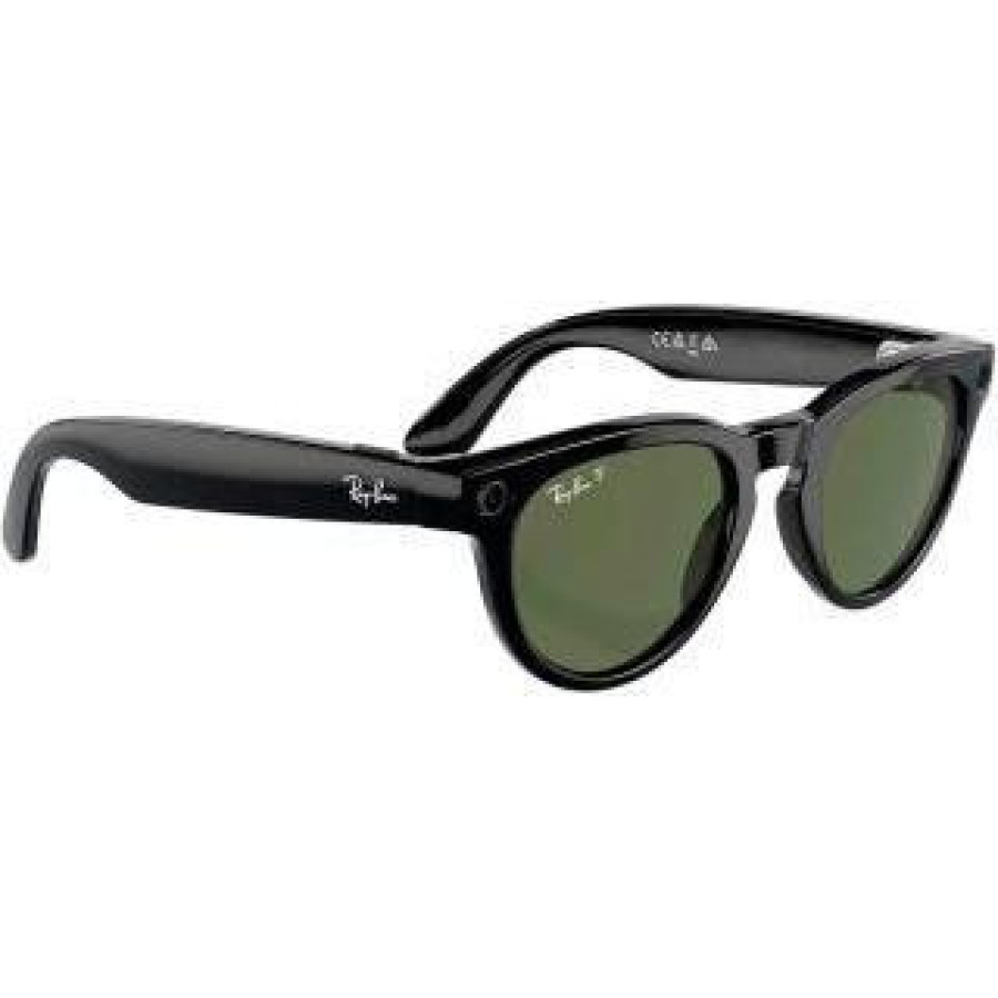 Ray-Ban Meta Headliner Gen 2 Low Bridge Fit Standard Shiny Black Frame/G-15 GreenLenses RW4013F 601/71 51-23