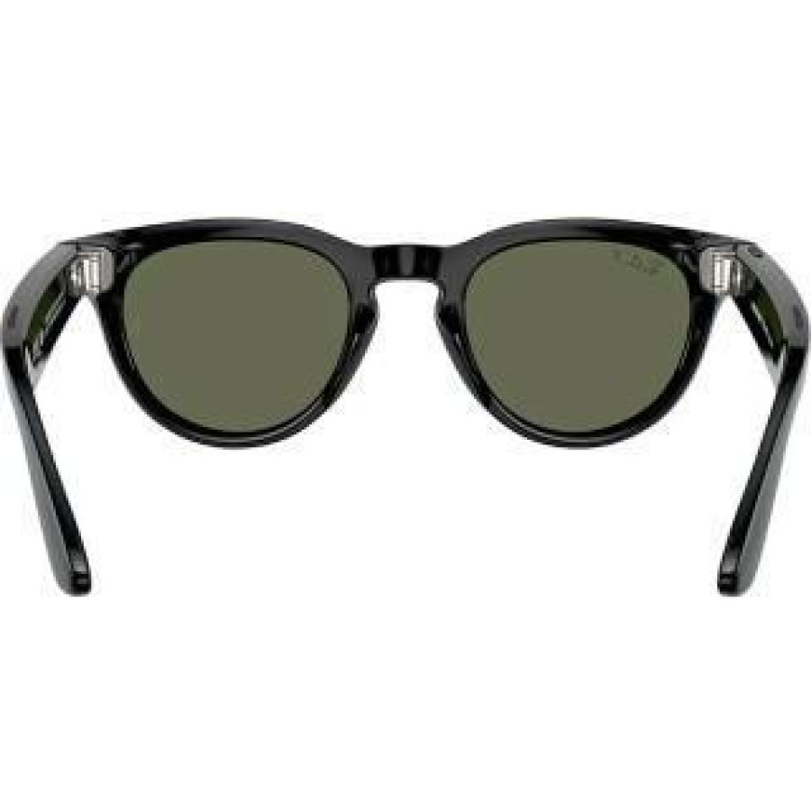 Ray-Ban Meta Headliner Gen 2 Low Bridge Fit Standard Shiny Black Frame/G-15 GreenLenses RW4013F 601/71 51-23