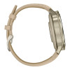 Garmin Venu 4 41 mm Lunar Gold with Light Sand Leather Band (010-03013-03)