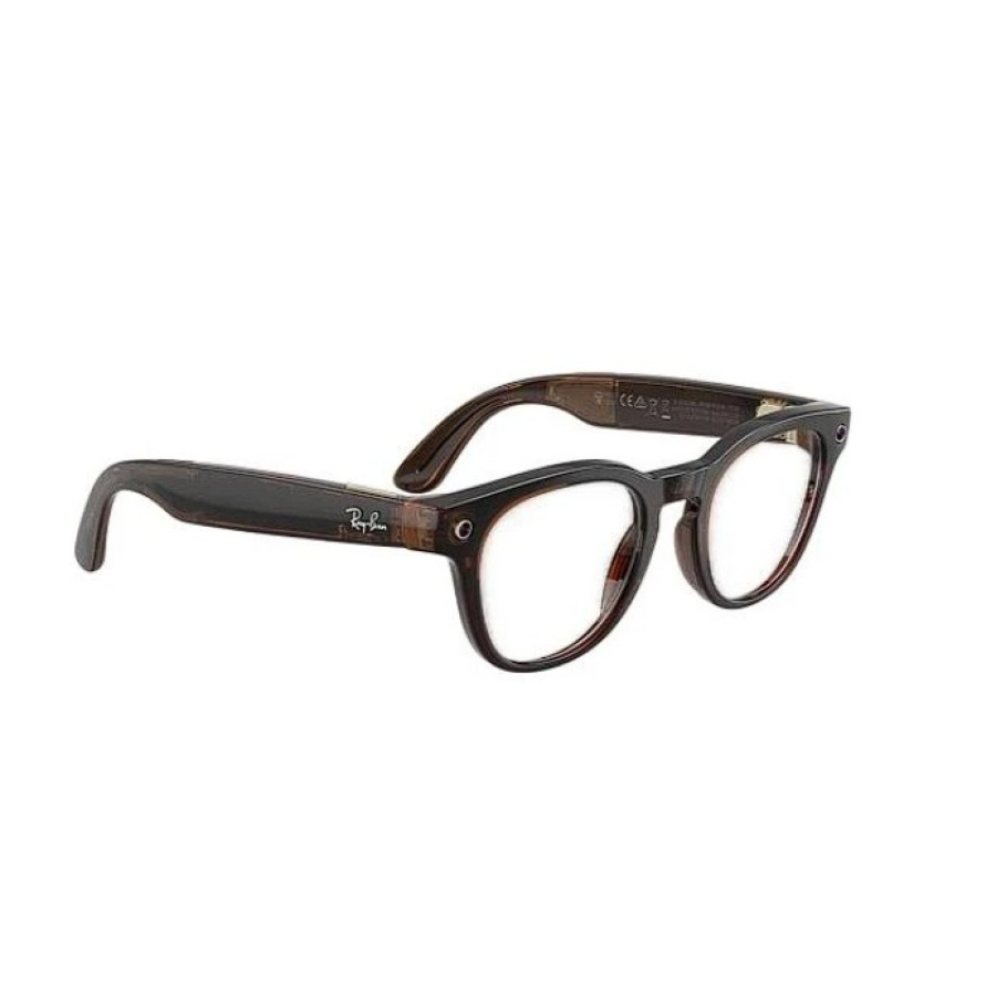 Ray-Ban Meta Scriber Optics Gen 2 - Transparent Umber Frame with Demo Lens (RW7002 8532 49-22)