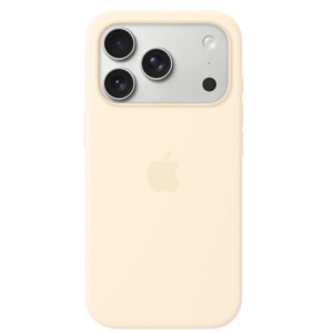 Apple iPhone 17 Pro Silicone Case with MagSafe – Vanilla (MHVX4) (EU)