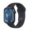 Apple Watch Series 9 GPS + Cellular 45mm Midnight Aluminum Case w. Midnight Sport Band - S/M (MRMC3)