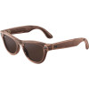 Ray-Ban Meta Skyler Gen2 Standard Shiny Transp.Peach Frame/Clear to Brown Transit.Lenses RW4014 6778M4 52-20